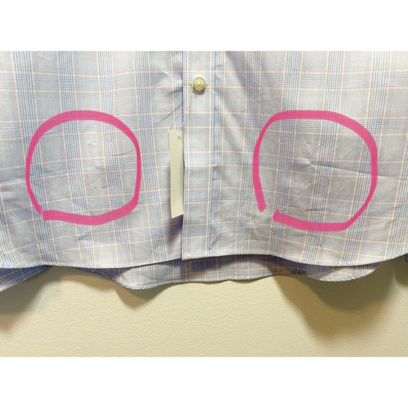 Michael Kors Slim Dress Career Shirt 15 34/35M - Picture 9 of 10